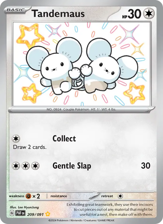 Tandemaus 209 Paldean Fates Pokesingles