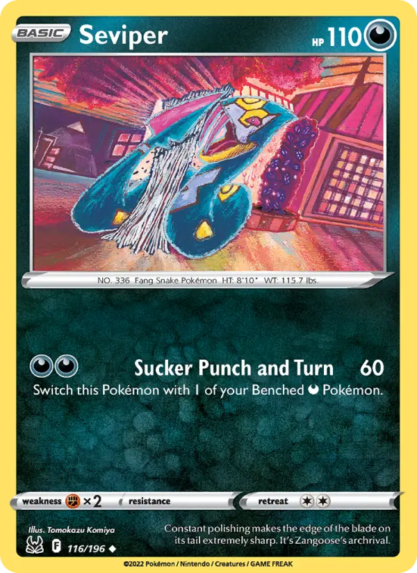 Seviper 116 Lost Origin Pokesingles