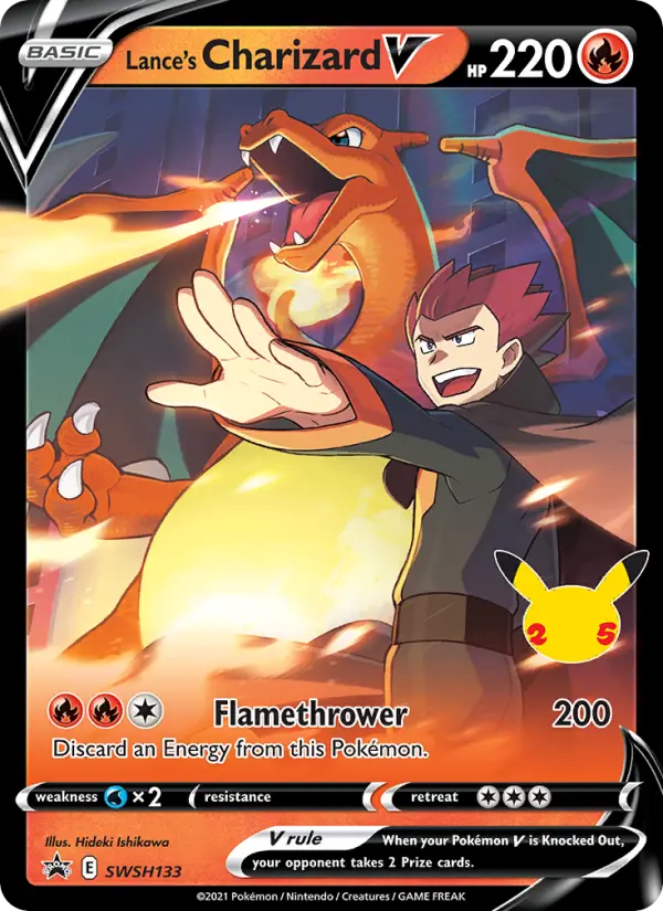 Lance's Charizard V SWSH133 SWSH Black Star Promos Pokesingles