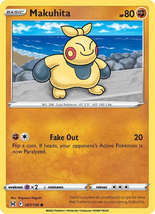Makuhita 97 Lost Origin Pokesingles
