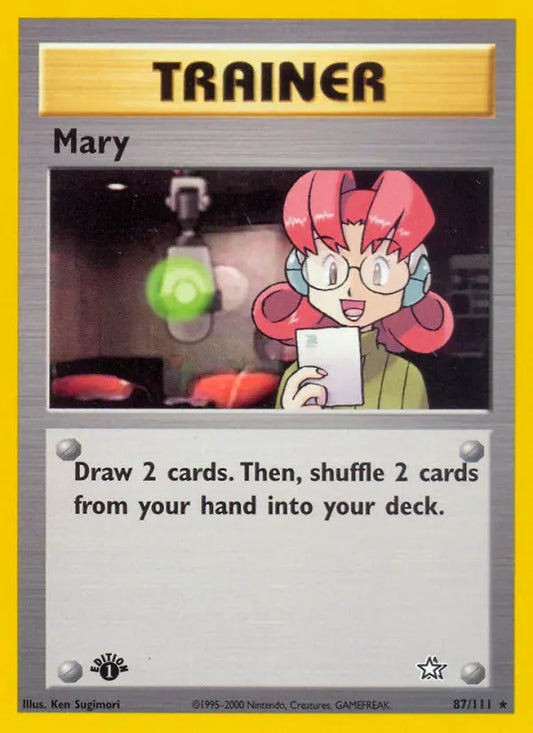 Mary 87 Neo Genesis Pokesingles