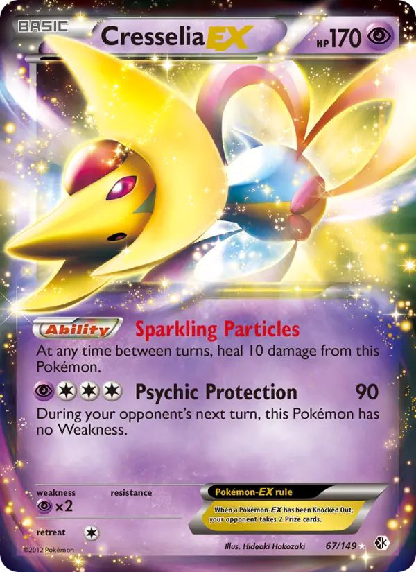Cresselia-EX 67 Boundaries Crossed Pokesingles