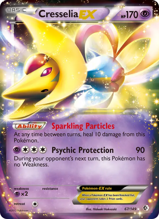 Cresselia-EX 67 Boundaries Crossed Pokesingles