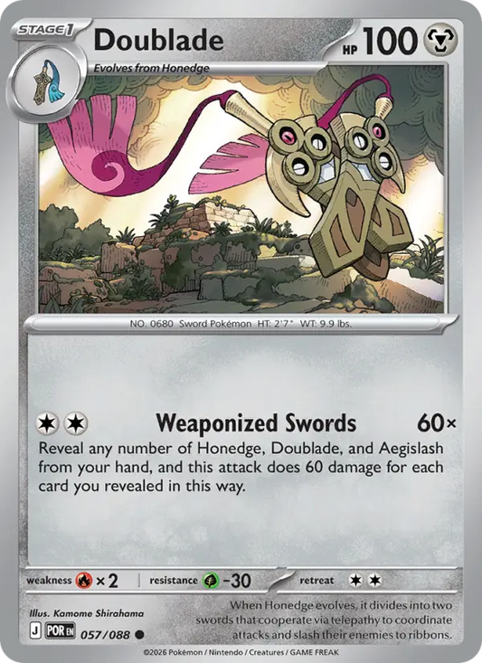 Doublade 57 Perfect Order Pokesingles