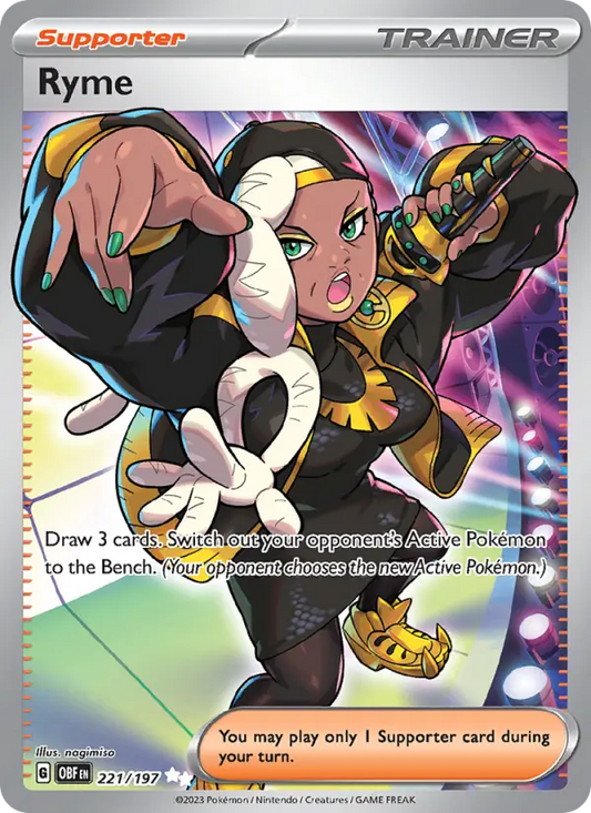 Ryme 221 Obsidian Flames Pokesingles