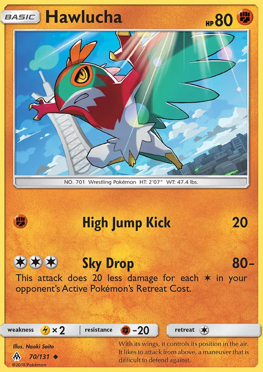Hawlucha 70 Forbidden Light Pokesingles