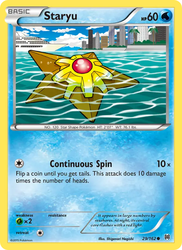 Staryu 29 BREAKthrough Pokesingles
