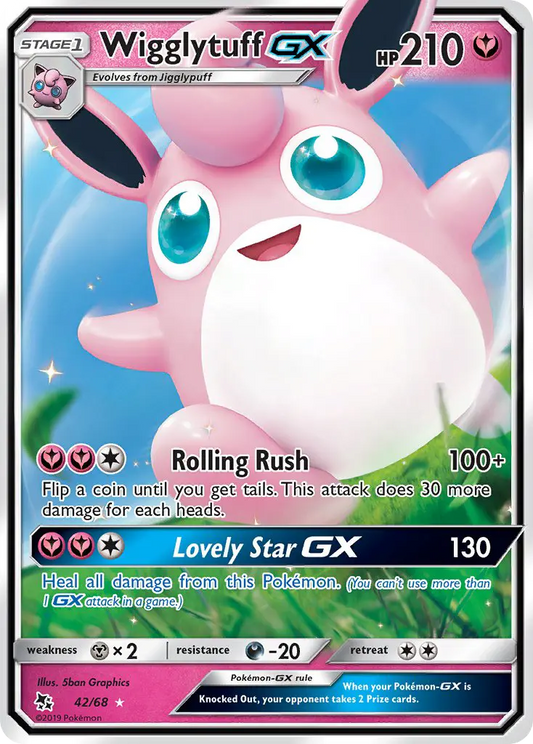 Wigglytuff GX 42 Hidden Fates Pokesingles