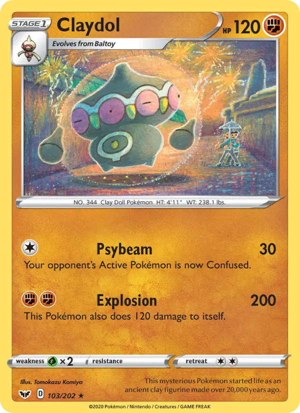 Claydol 103 Sword & Shield Pokesingles