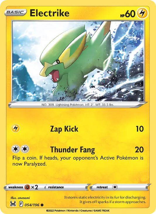 Electrike 54 Lost Origin Pokesingles