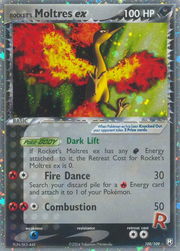 Rocket's Moltres ex 100 Team Rocket Returns Pokesingles