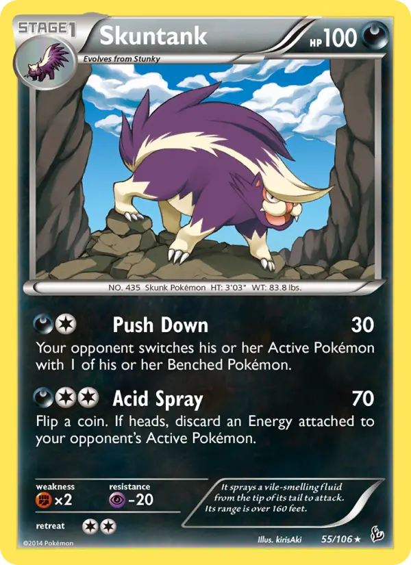 Skuntank 55 Flashfire Pokesingles
