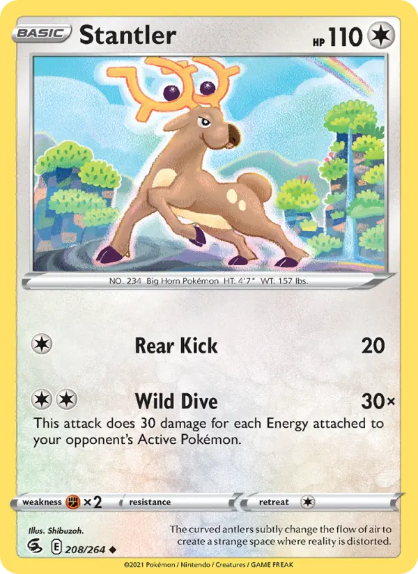 Stantler 208 Fusion Strike Pokesingles
