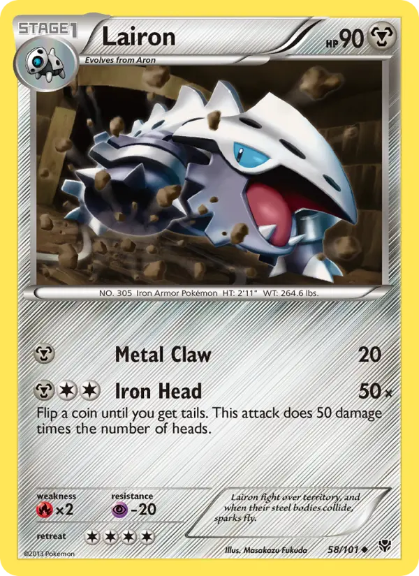 Lairon 58 Plasma Blast Pokesingles