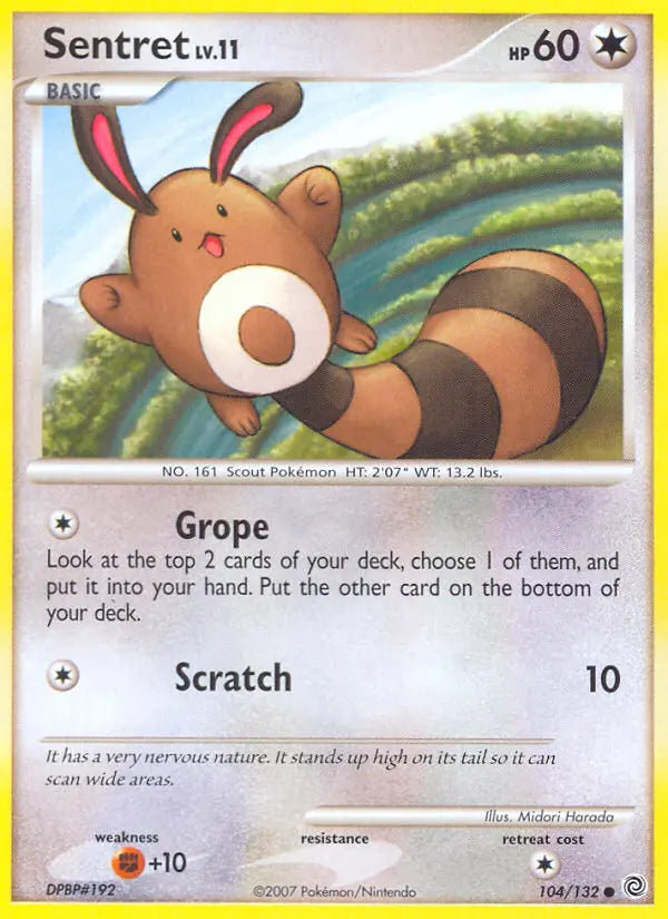Sentret 104 Secret Wonders Pokesingles
