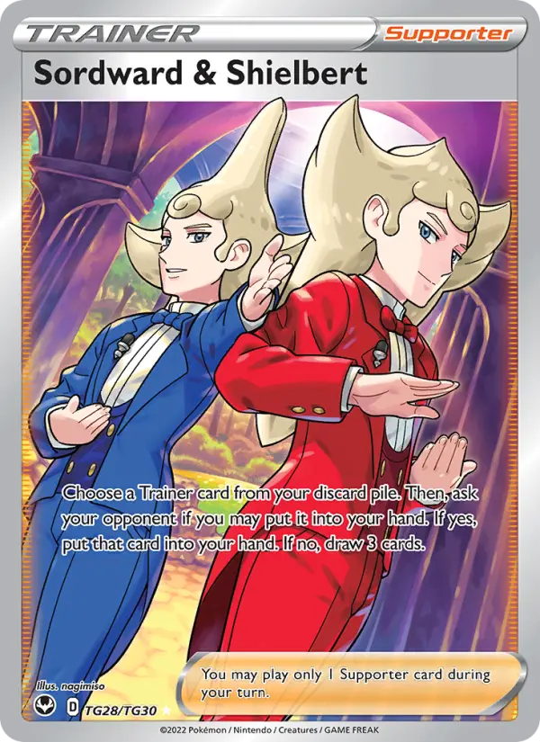Sordward & Shielbert TG28 Silver Tempest Pokesingles
