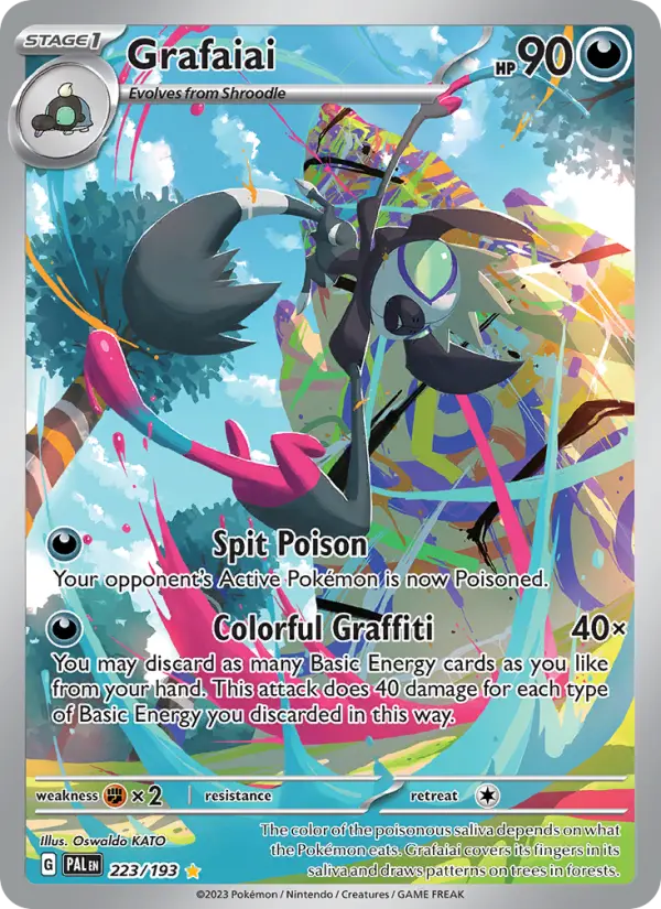 Grafaiai 223 Paldea Evolved Pokesingles