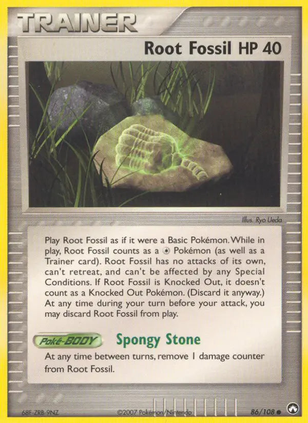 Root Fossil 86 Power Keepers Pokesingles