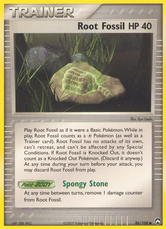 Root Fossil 86 Power Keepers Pokesingles