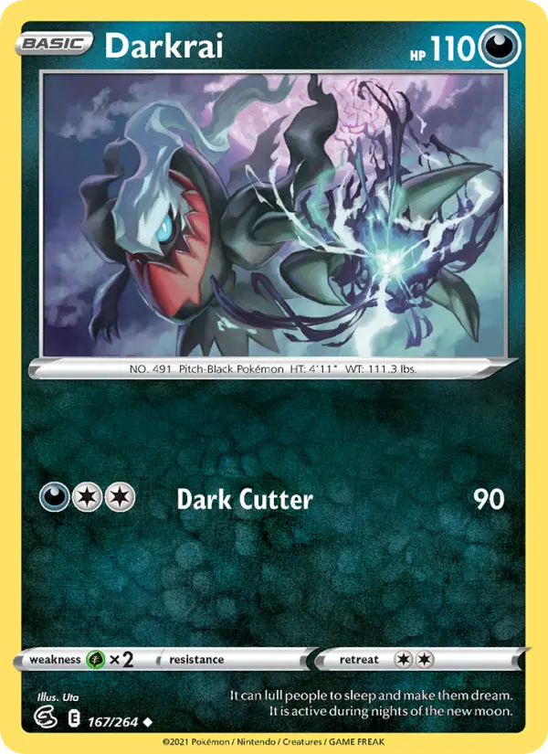 Darkrai 167 Fusion Strike Pokesingles