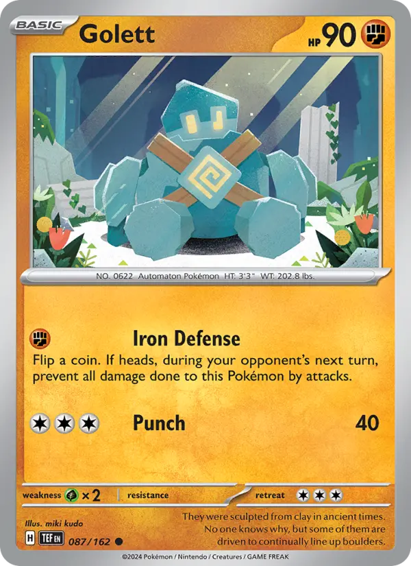 Golett 87 Temporal Forces Pokesingles