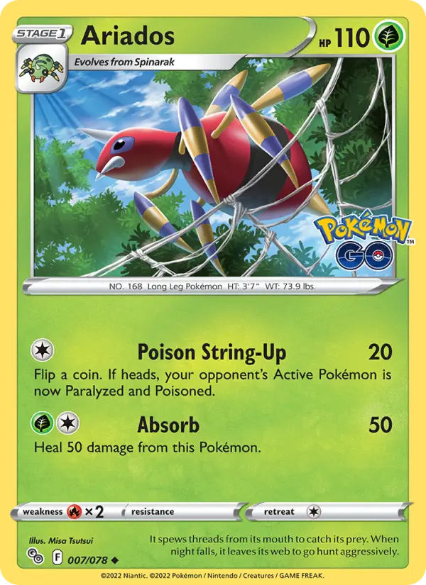 Ariados 7 Pokémon GO Pokesingles