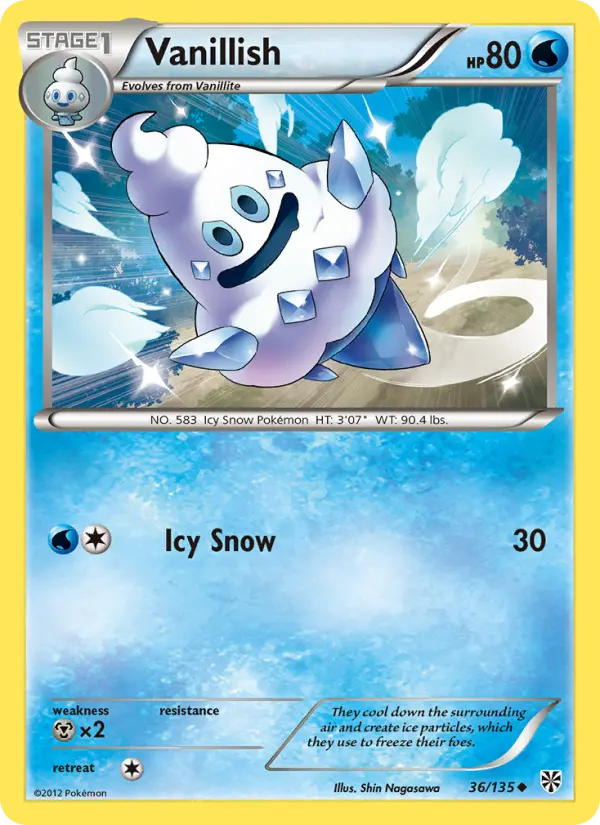 Vanillish 36 Plasma Storm Pokesingles