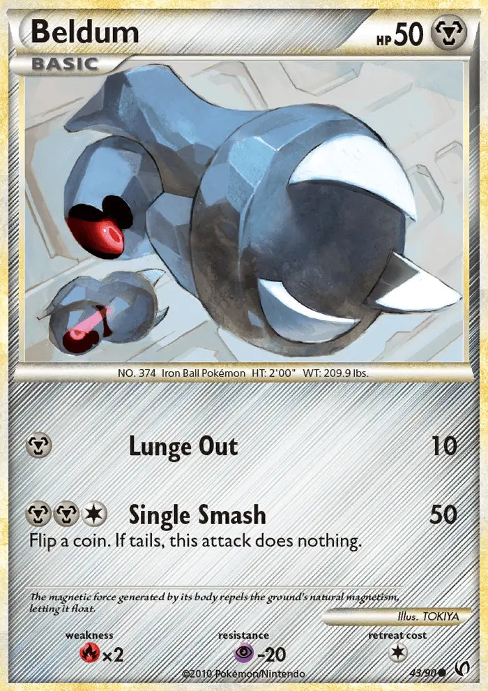 Beldum 43 Undaunted Pokesingles