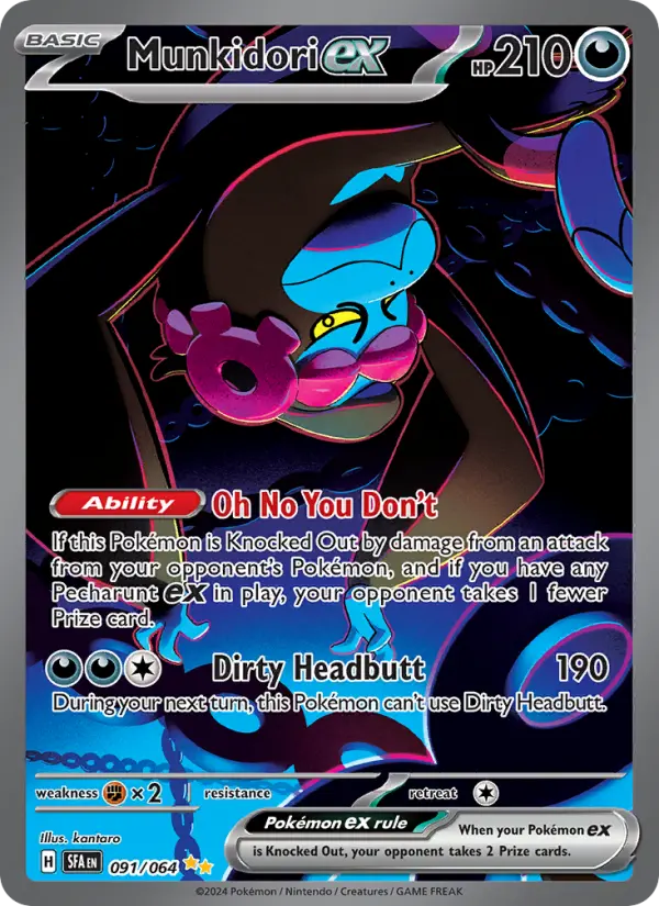 Munkidori ex 91 Shrouded Fable Pokesingles