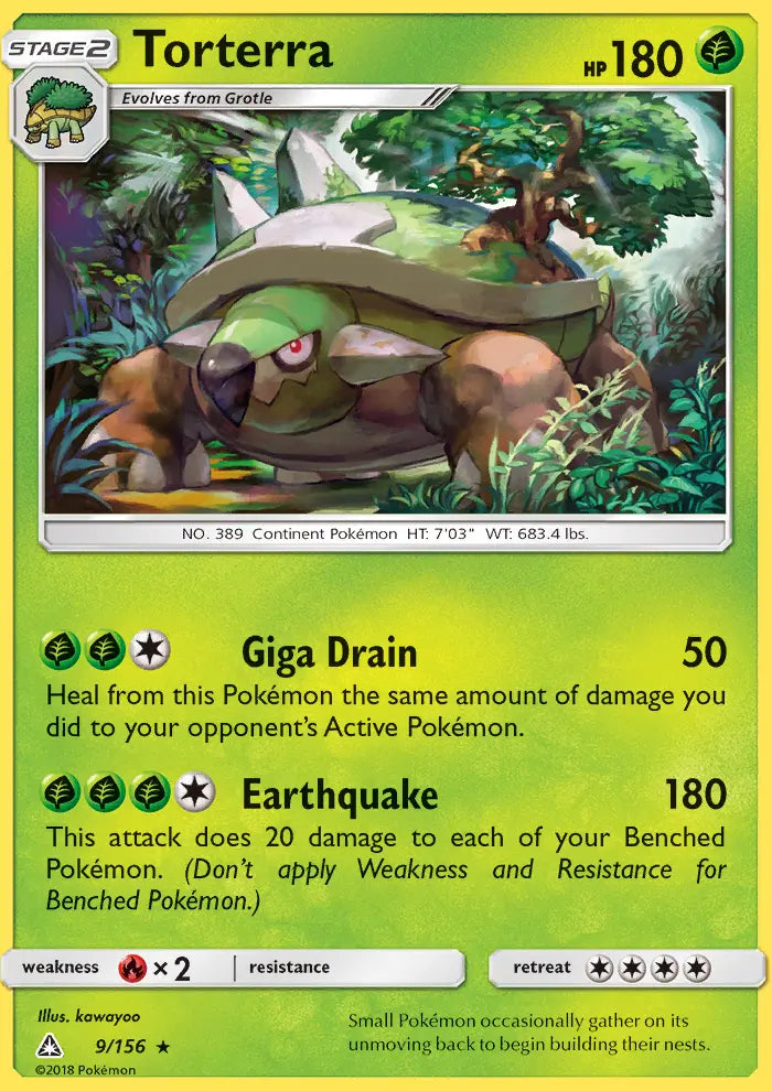 Torterra 9 Ultra Prism Pokesingles