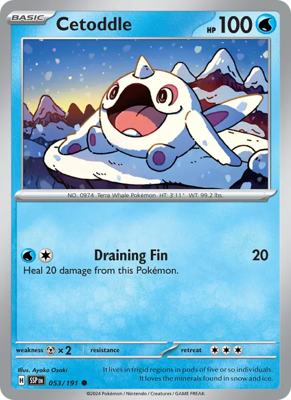 Cetoddle 53 Surging Sparks Pokesingles