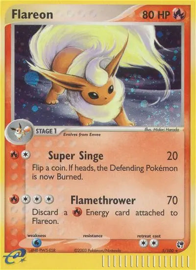 Flareon 5 Sandstorm Pokesingles