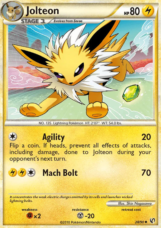 Jolteon 28 Undaunted Pokesingles
