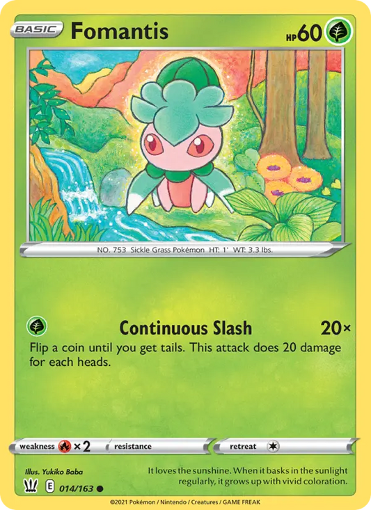 Fomantis 14 Battle Styles Pokesingles