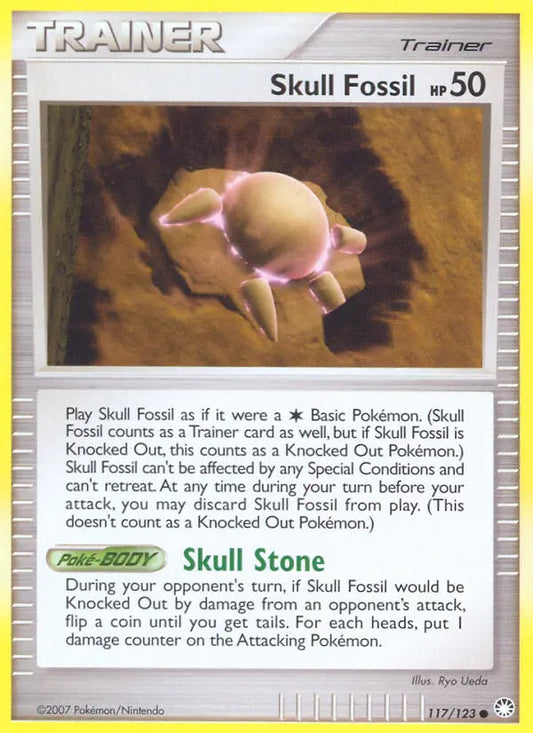 Skull Fossil 117 Mysterious Treasures Pokesingles