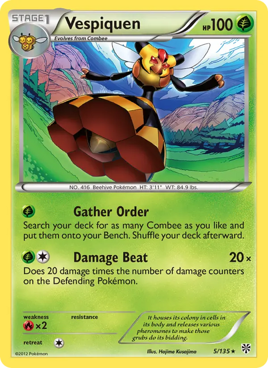 Vespiquen 5 Plasma Storm Pokesingles