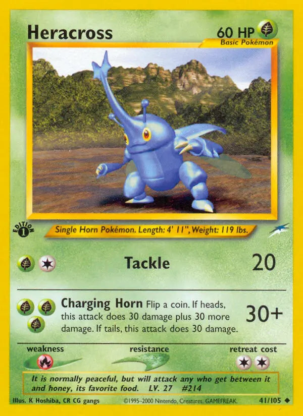 Heracross 41 Neo Destiny Pokesingles