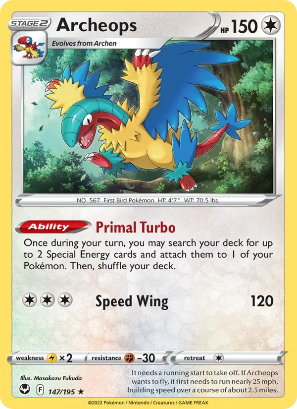 Archeops 147 Silver Tempest Pokesingles