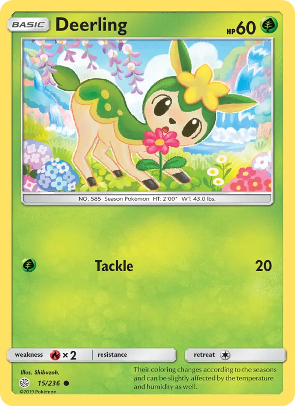Deerling 15 Cosmic Eclipse Pokesingles