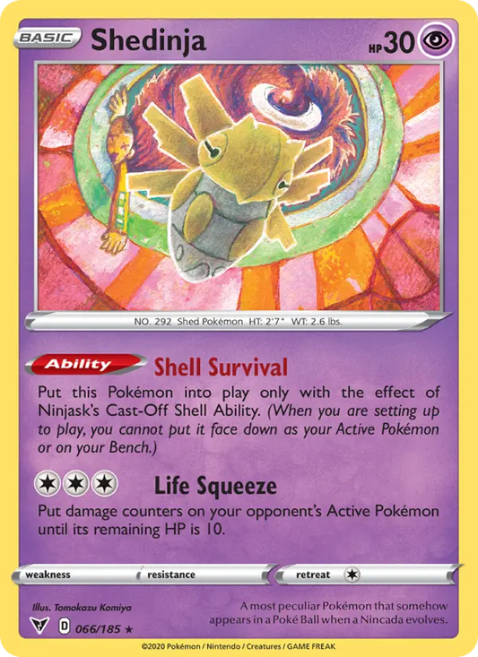 Shedinja 66 Vivid Voltage Pokesingles