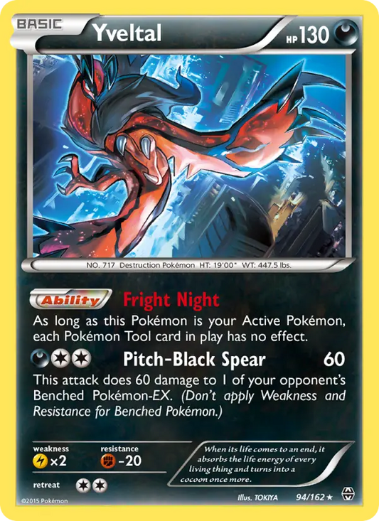 Yveltal 94 BREAKthrough Pokesingles