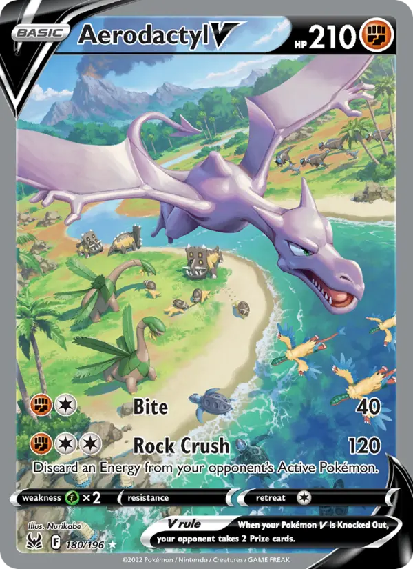 Aerodactyl V 180 Lost Origin Pokesingles