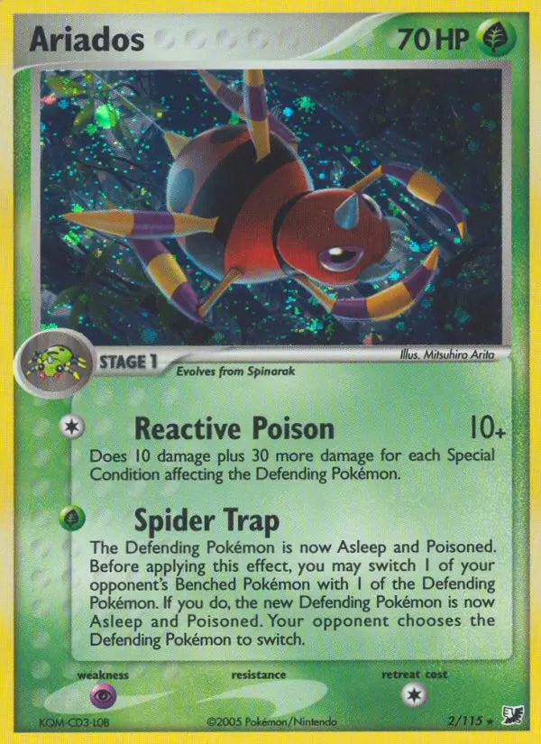 Ariados 2 Unseen Forces Pokesingles