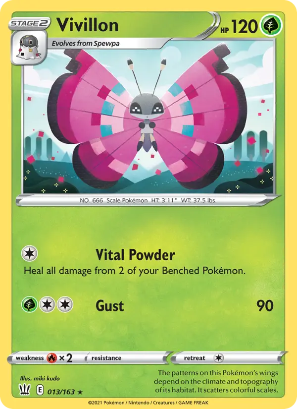 Vivillon 13 Battle Styles Pokesingles