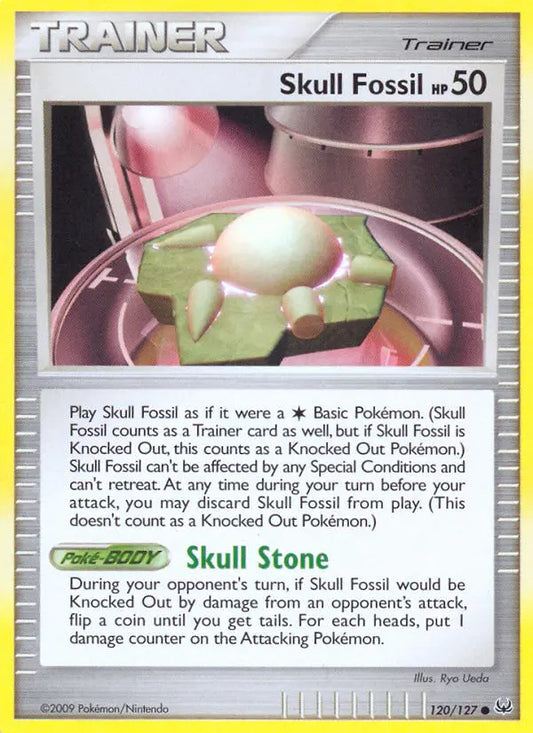 Skull Fossil 120 Platinum Pokesingles