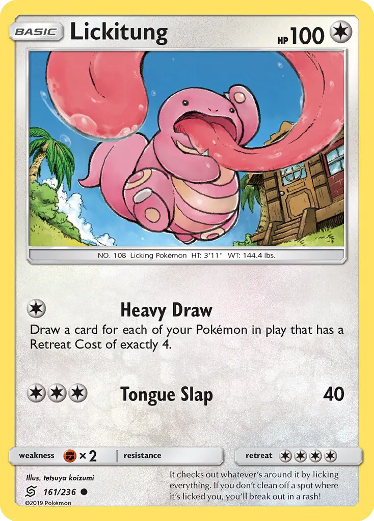 Lickitung 161 Unified Minds Pokesingles
