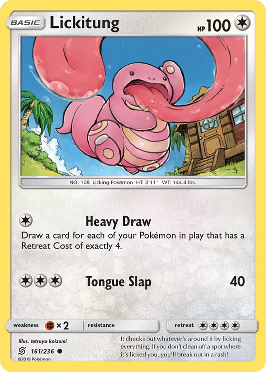 Lickitung 161 Unified Minds Pokesingles