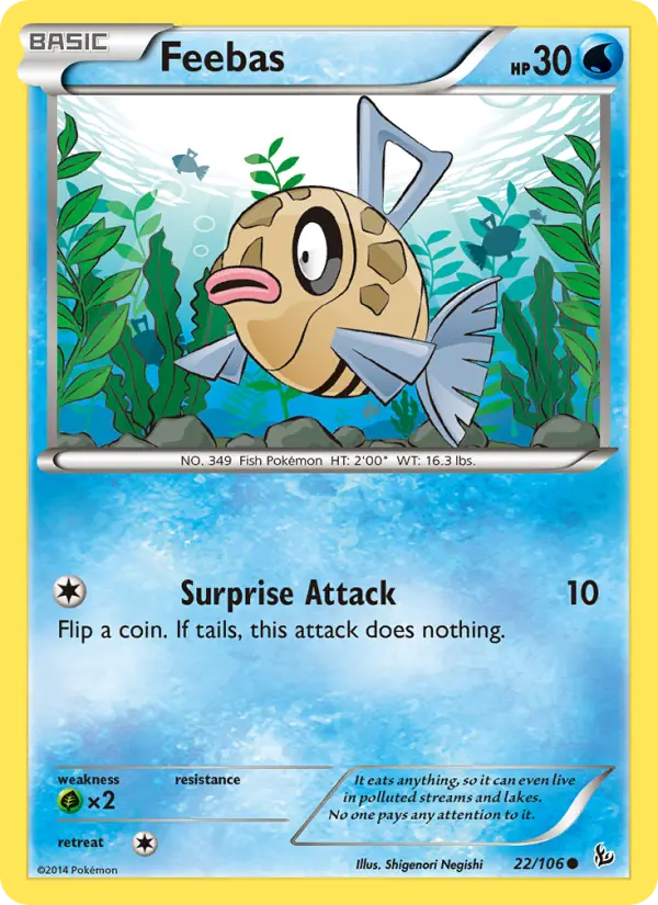 Feebas 22 Flashfire Pokesingles