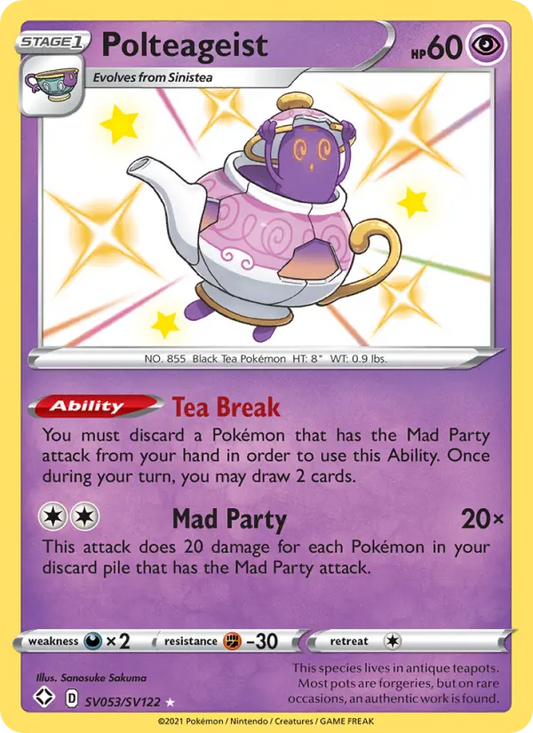 Polteageist SV053 Shining Fates Pokesingles