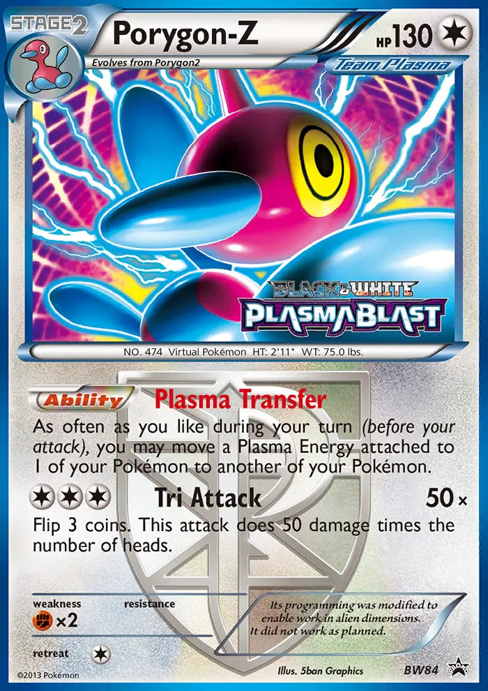 Porygon-Z BW84 BW Black Star Promos Pokesingles